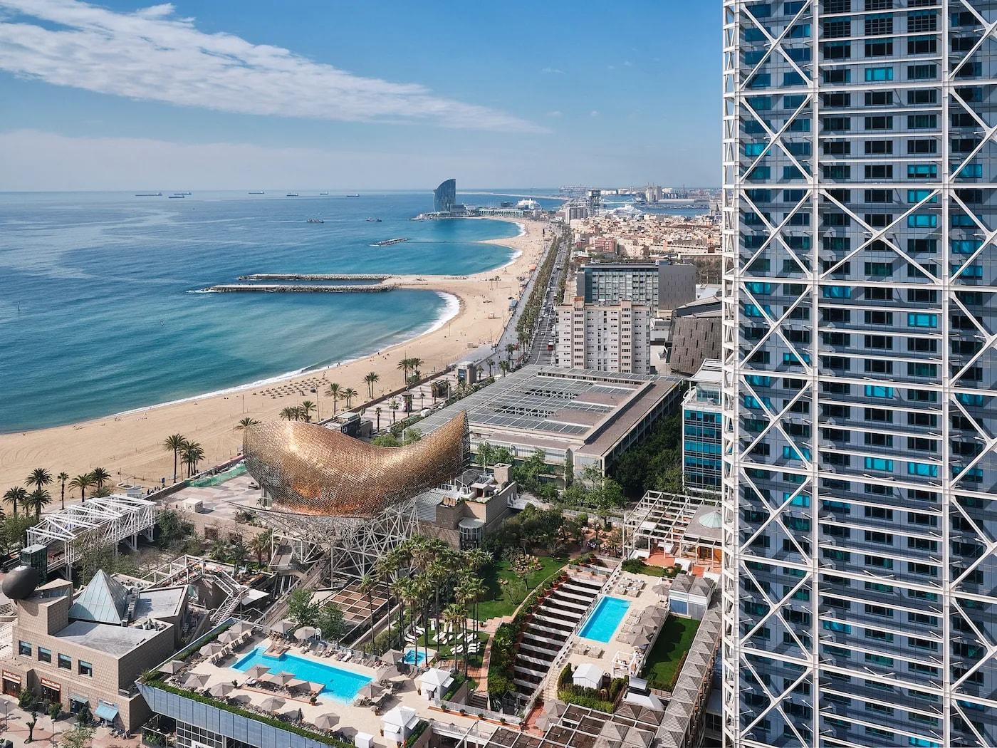 Hotel Arts Barcelona, un symbole emblématique en bord de mer à Barcelone